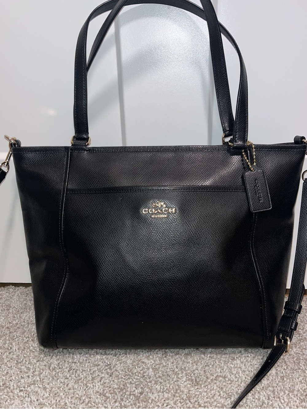 Coach Crossgrain Leather Pocket Tote - Picture 2 of 10